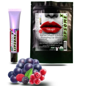 Berry flavor lip gloss