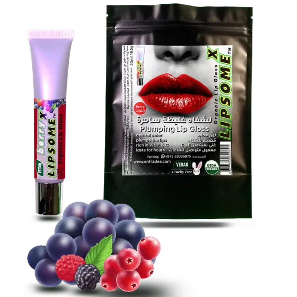 Berry flavor lip gloss