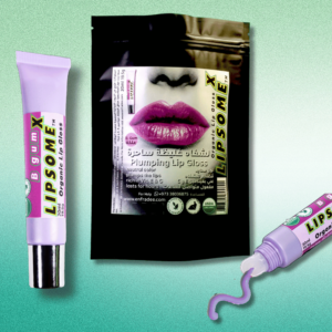 lipsome X lip gloss bubble gum flavor